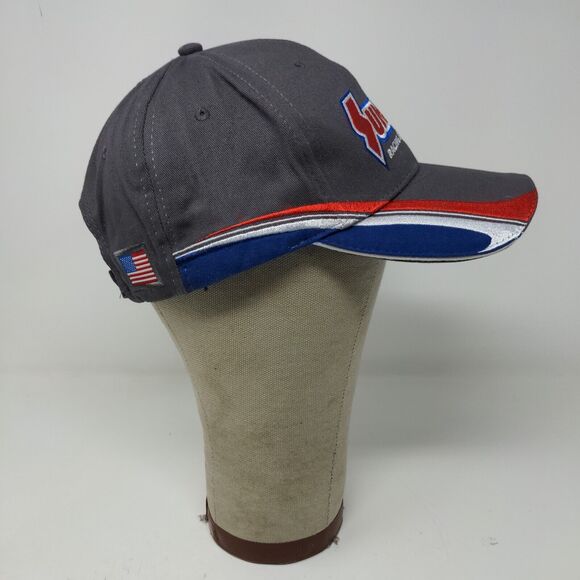 Main Gate Summit Racing Equipment Strapback Hat Gray OSFM Embroidered Logo - Picture 6 of 12